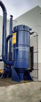 Round Dust Collectors feature integrated cam-lock canister.