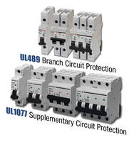 Miniature Circuit Breakers protect up to 480 Y/277 Vac systems.