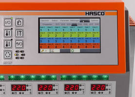 Multi-Hot Runner Control Unit features touchscreen, USB interface.