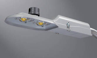 LED Luminaire meets roadway lighting application requirements.