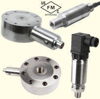 Intrinsically Safe Pressure Transmitters, Load Cells are FM rated.