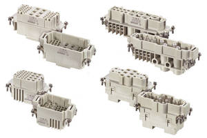 Rectangular Connectors feature high amperage inserts.