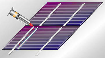 Conductive Adhesive is used for stringing solar modules.