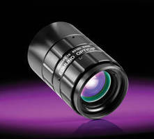 SWIR Fixed Focal Length Lenses suit inspection applications.