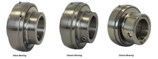Ball Bearings of 440 SS serve high-speed/-tension applications.