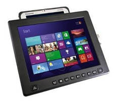 Flat Panel Display provides dock for Panasonic Toughpad FZ-M1.