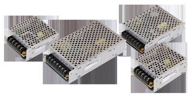 Enclosed AC/DC Power Supplies deliver 89% or 90% typ efficiency.