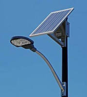 LED Roadway Light creates, stores, and regenerates power.