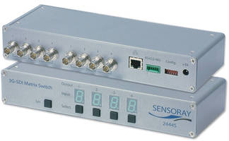 Sensoray Highlights Model 2444 HD-SDI Video Switch, Ideal for Video Broadcasting Applications