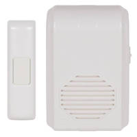 Musical Wireless Doorbell Chime has 500 ft operating range.
