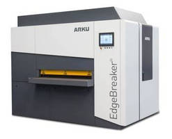 Deburring/Rounding Machine handles parts of greater thickness.