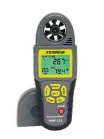 Handheld Anemometer provides environmental readings.