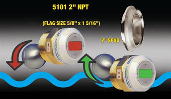 Liquid Level Indicator has non-electric, dual-chamber design.