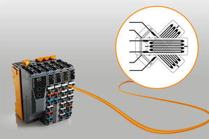 Analog Input Modules digitize strain gauge signals.