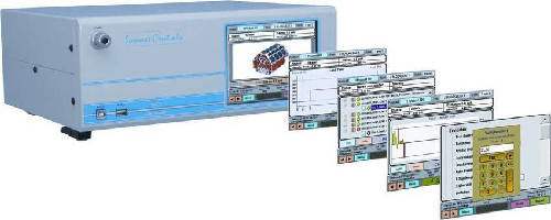 Pressure Decay Leak Detector features graphical touchscreen.