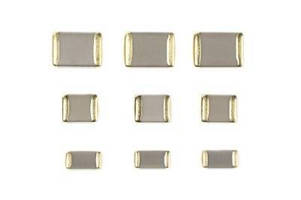 Ceramic Capacitors offer gold-plated termination options.