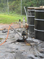 Piston Pumps convert 2 in. monitoring wells to production wells.