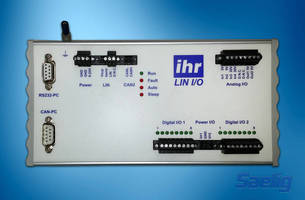 I/O Module interfaces automated production lines and LINbus.