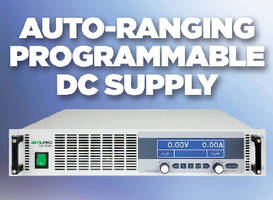 Programmable DC Power Supplies offer auto-ranging feature.