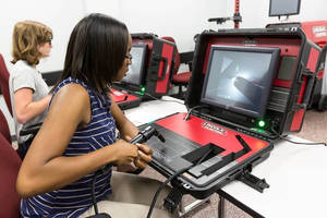 Welding Training System eliminates waste using virtual reality.