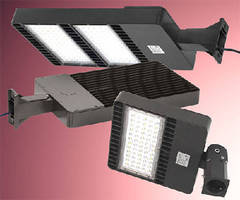 Low-Profile LED Shoebox Lights feature IP65 safety rating.