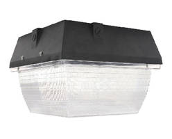 LED Canopy Light replaces 400 W metal halide fixtures.