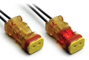 Transparent Connector integrates LED for troubleshooting.