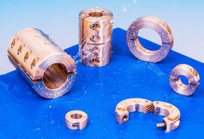 Brass Shaft Collars and Couplings resist corrosion and galling.