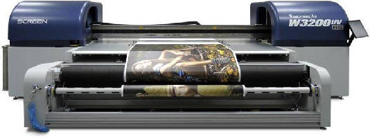 Wide Format UV Inkjet Printer handles loads up to 165 lb.