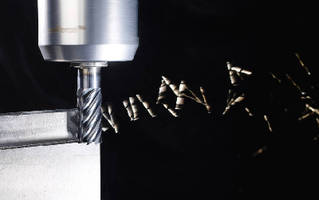 Solid-Carbide End Mill features eccentric relief design.