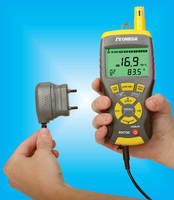 Handheld Thermal Hygrometer offers multi-function operation.