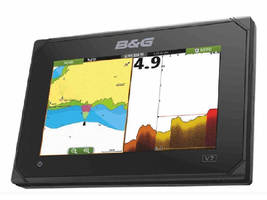 Sailing Chartplotter offers forward-looking sonar function.