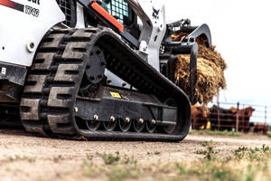 Compact Track Loader Undercarriages minimize vibration.