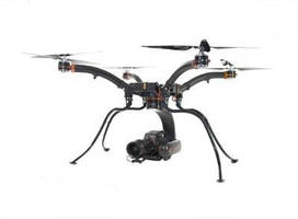 Unmanned Aerial Vehicle accommodates cinema quality cameras.