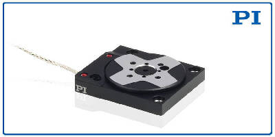 Compact Rotary Stage features self-clamping motor design.