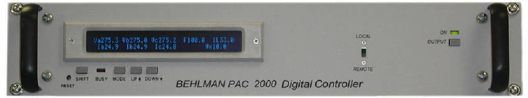 AC Power Supplies support remote programming and operation.
