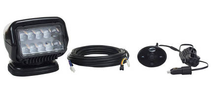 Magnetic Mount LED Spotlight provides temporary lighting.