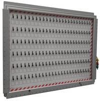 Lockout Padlock Storage Cabinet affords instant visibility.