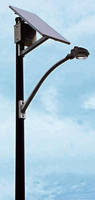 Solar Dusk-to-Dawn LED Light provides 100% off-grid illumination.