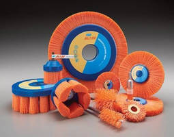 Nylon Abrasive Brushes offer extended life, accelerated cutting.