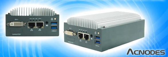 Compact Fanless Embedded PC suits space-constraint environments.