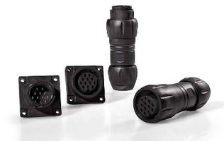 Harsh Environment Connectors feature IP68 and IP69K ratings.