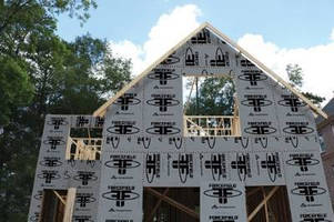 Air/Water Barrier System eliminates need for house wrap.