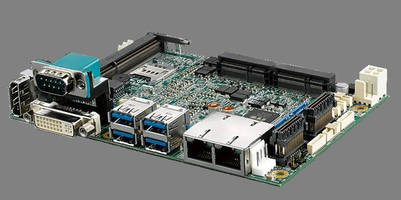 Embedded SBC (3.5 in.) leverages 6th Gen Intel Core i7/i5/i3 CPUs.