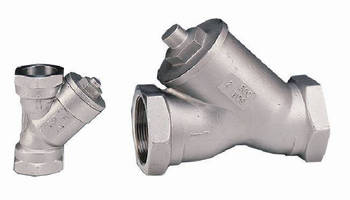 Check Valves and Strainers come in various sizes, materials.