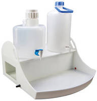 Spill Tray/Lab Organizer keeps areas clean and safe.