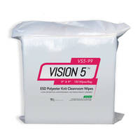 ESD Cleanroom Wipes suit ISO class 5-6 (100-1000) cleanrooms.