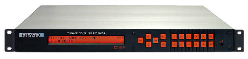 Receiver-Demodulator supports IPTV and broadcast distribution.