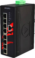 Ethernet Switches feature eight 10/100/1000Tx RJ45 ports.