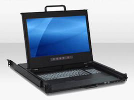 LCD Rackmount Keyboard Drawer features full HD monitor.